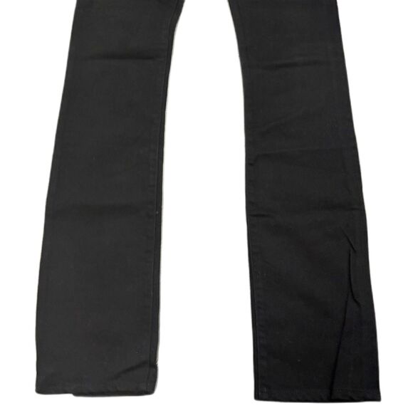 Victoria‎ Beckham Denim Slim Jeans Signature Black Wash Mid Rise Size 25x35 - Picture 3 of 7